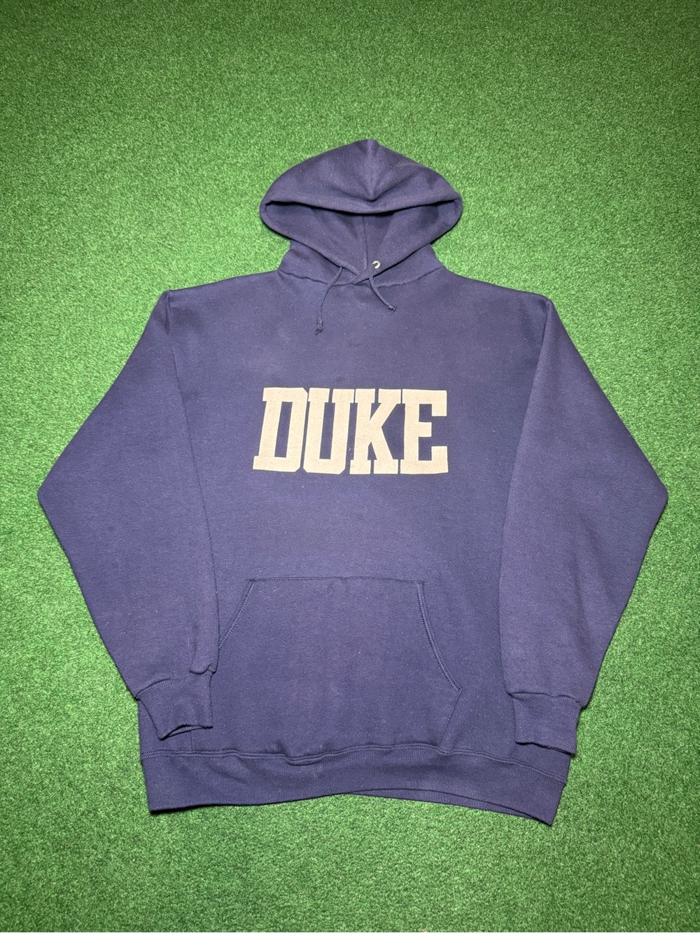 Vintage 80s Duke Blue Devils Hoodie Sweatshirt, College NCAA University (XL)